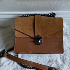 Brown Leather Shoulder Bag